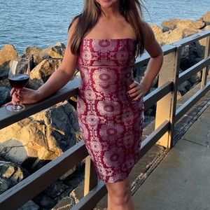 Marchesa Notte strapless dress